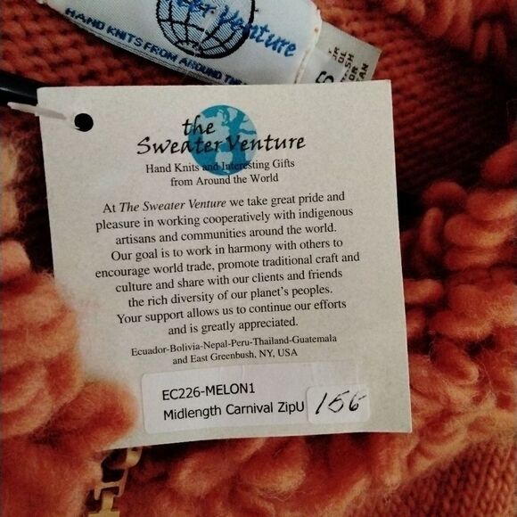 Hand Knit Sweater from Sweater Venture NWT - Picture 3 of 6